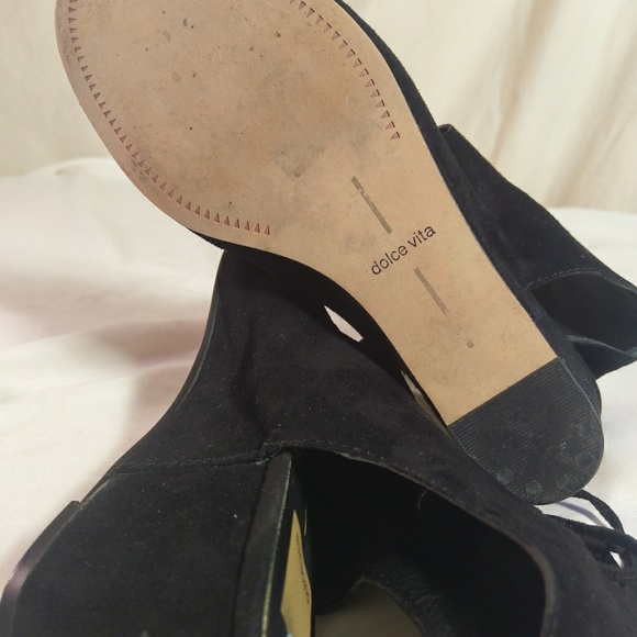 👛2/$20👛Dolce vita lace up black pumps 7 1/2 - Picture 3 of 8